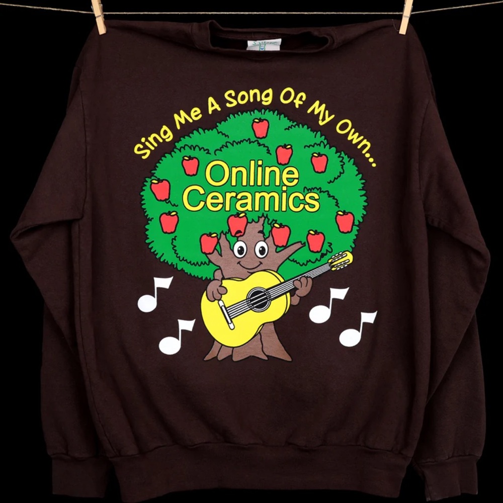 Online ceramics listen to nature new medium sweatshirt
